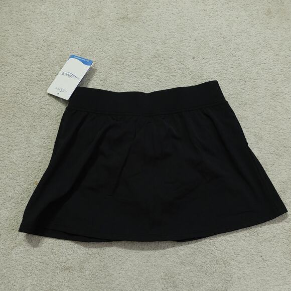 NWT Dolfin Womens Aqua Shape A-Line Skort Elastic Waist Tennis Black Size S - Picture 2 of 9
